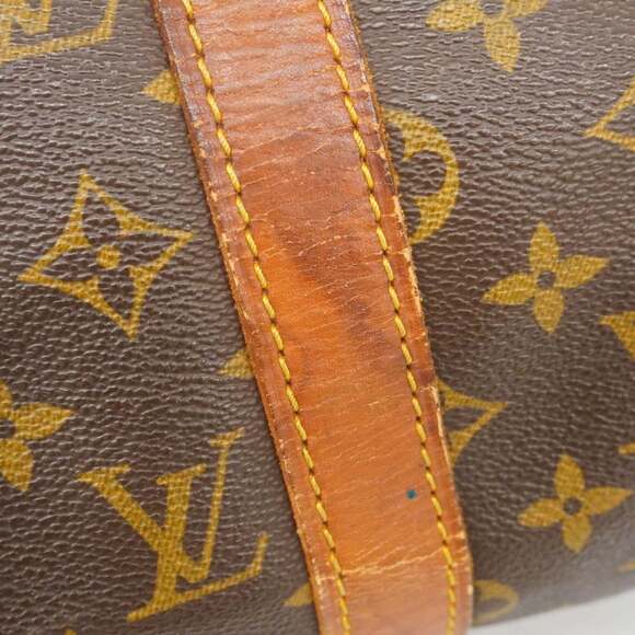 LOUIS VUITTON Brown Monogram Keepall 50 Boston Bag